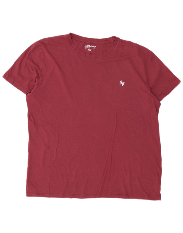 Camiseta masculina Jack & Jones Top XL Borgonha