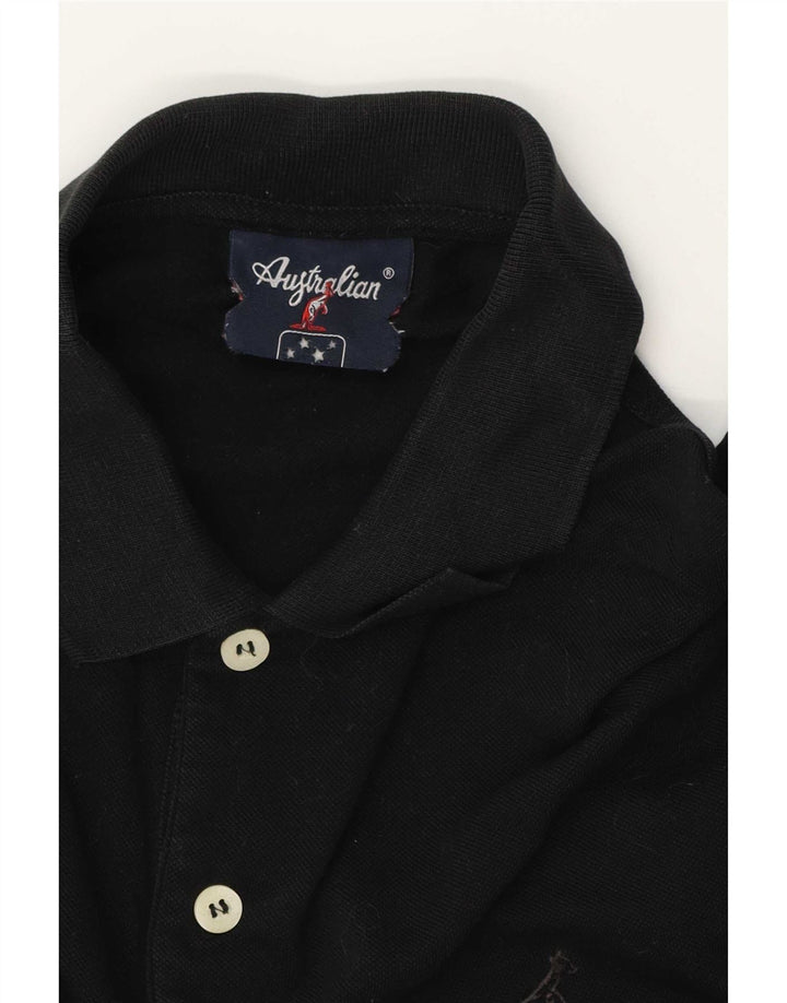 Polo masculino AUSTRALIAN L'ALPINA IT 50 médio preto