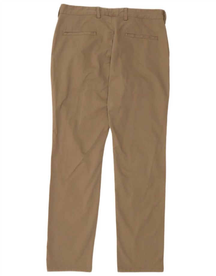 FRENCH CONNECTION Calça Chino Masculina Reta W34 L32 Algodão Bege