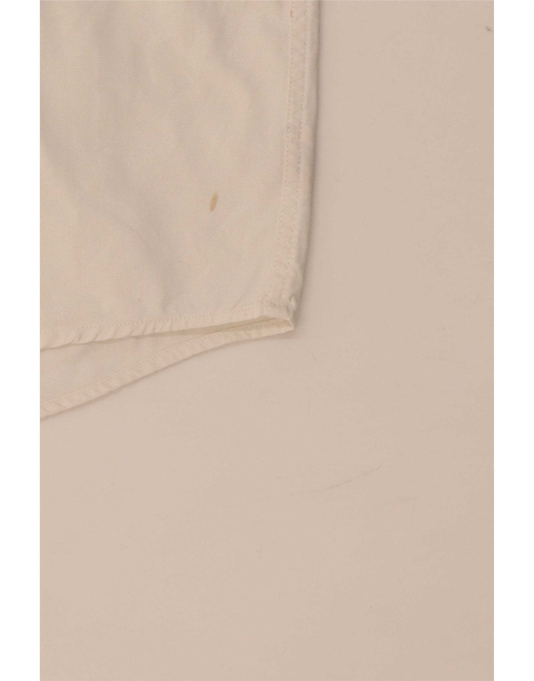 Lacoste Camisa masculina de manga curta tamanho 39 médio algodão branco