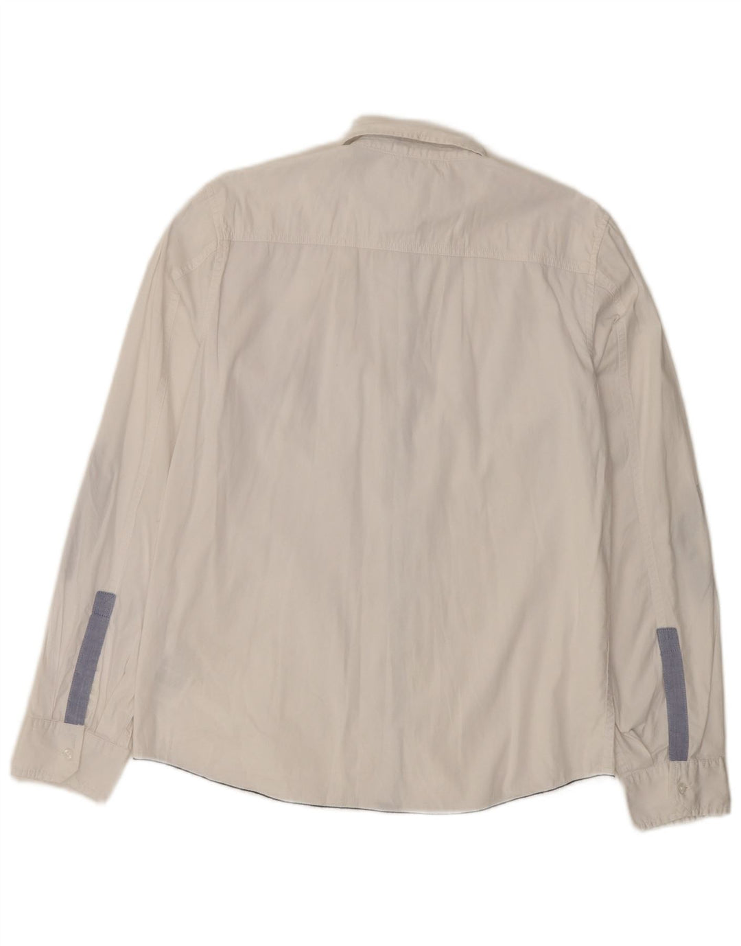Camisa feminina Guess UK 16 grande algodão branco