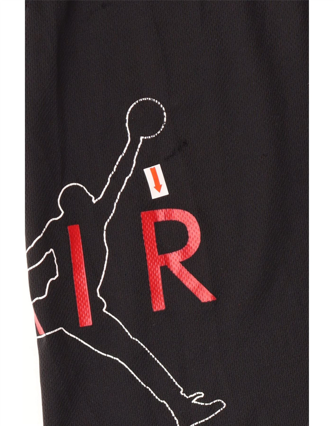 Shorts esportivos gráficos Jordan Boys 13-14 anos XL preto poliéster