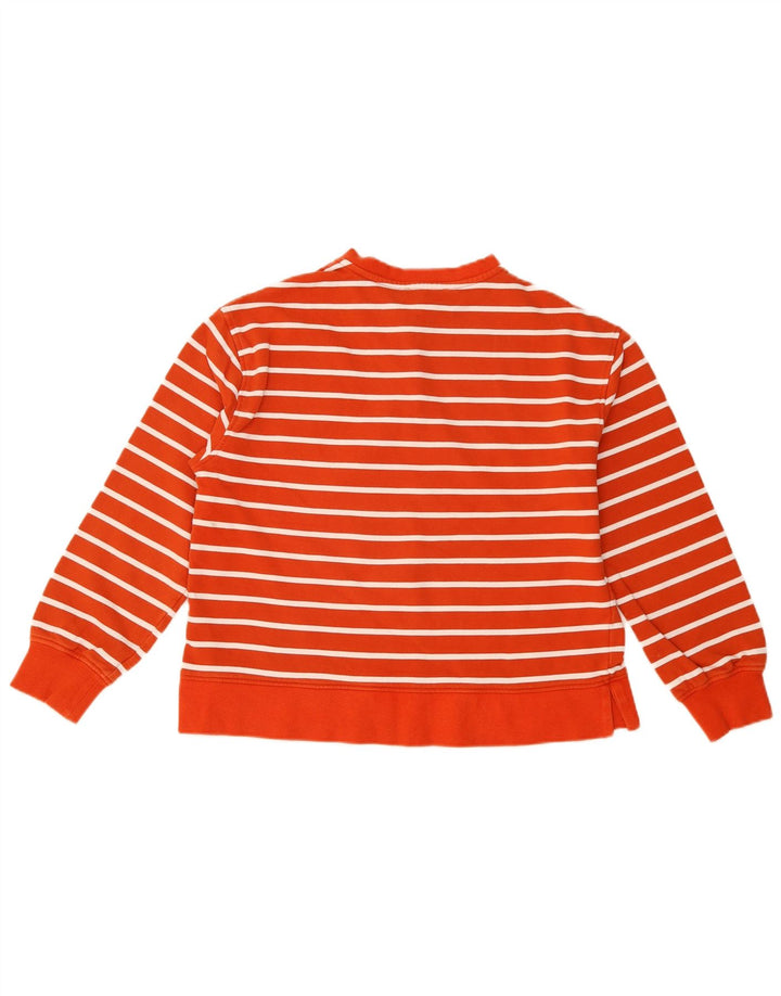 Suéter feminino Marks & Spencer UK 14 listrado laranja médio