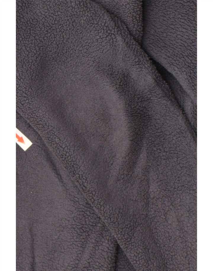 Jaqueta de lã com capuz Roxy feminina Quiksilver EUA 4 poliéster azul marinho pequeno