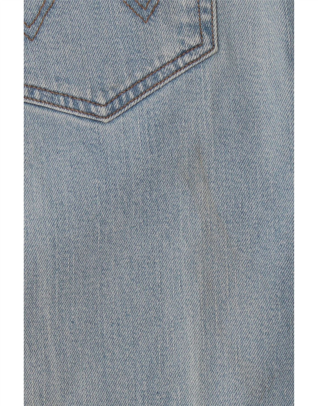 Wrangler feminino regular fit jeans reto W30 L32 algodão azul