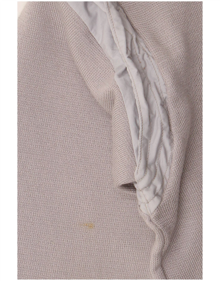Suéter Cardigan Feminino Vintage UK 12 Cinza Médio