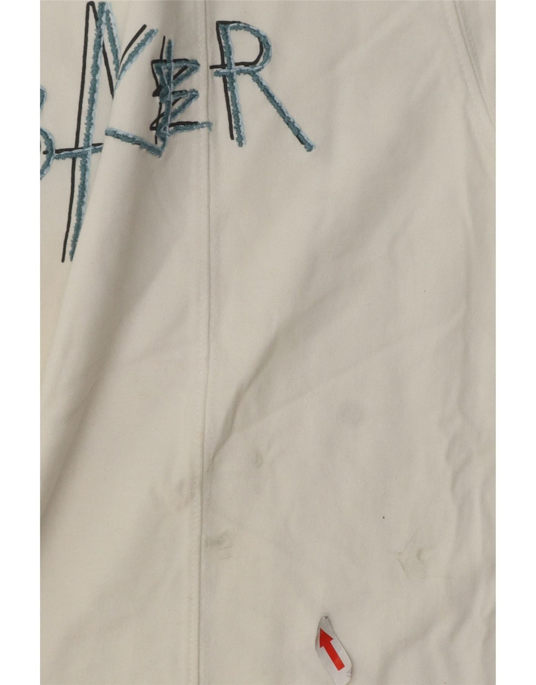 Camiseta gráfica masculina Ted Baker tamanho superior 5 XL algodão branco