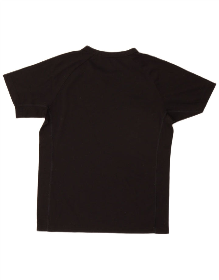 Camiseta masculina gráfica Champion pequena preta