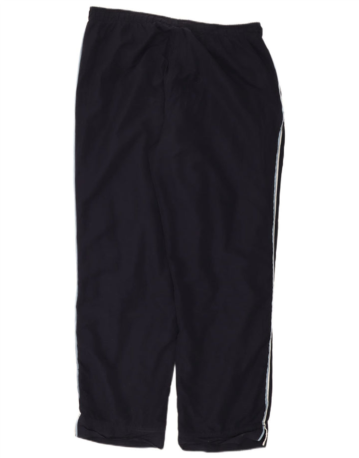 Calça de treino feminina Puma UK 16 grande poliéster azul marinho