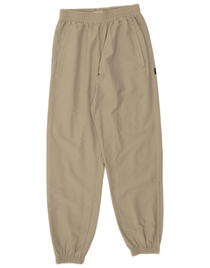 Adidas Mens Treino Calças Joggers Poliéster Verde Médio