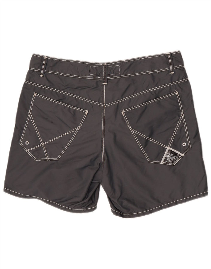 Shorts de natação masculino Roy Rogers poliamida cinza médio