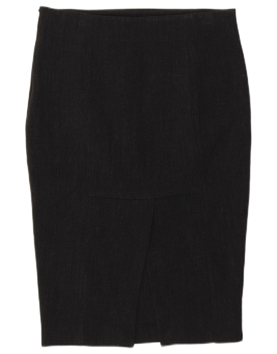Zara Saia lápis feminina média W28 poliéster cinza