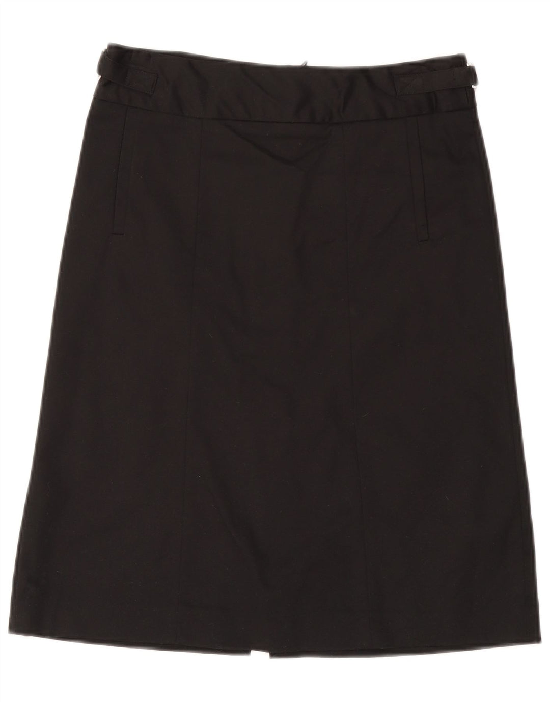 Saia feminina Zara A-Line XS W24 algodão preto