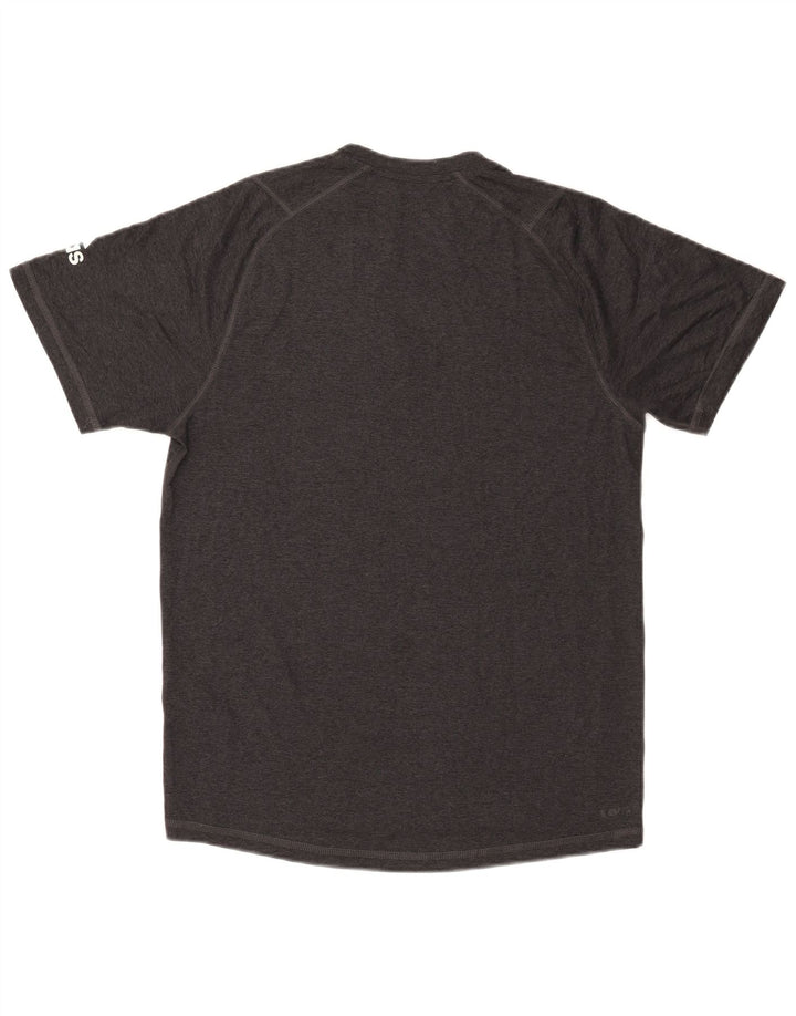 Camiseta Adidas Masculina Aeroready Graphic Top Pequeno Poliéster Cinza