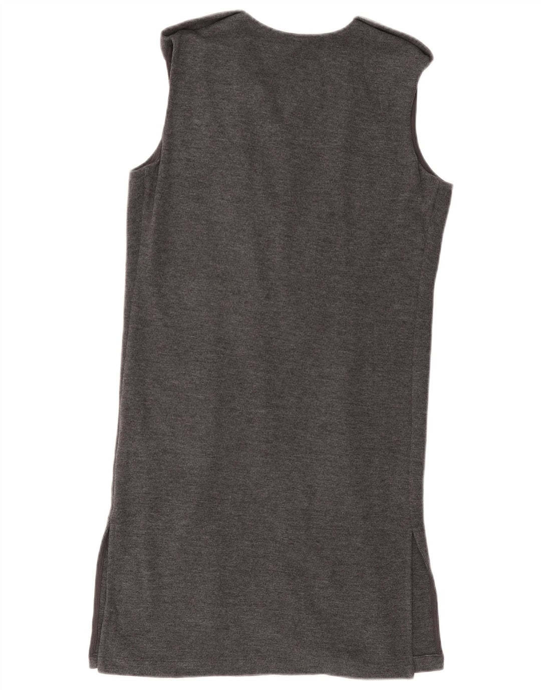 Suéter cardigã feminino sem mangas MARKS & SPENCER Reino Unido 8 pequeno cinza