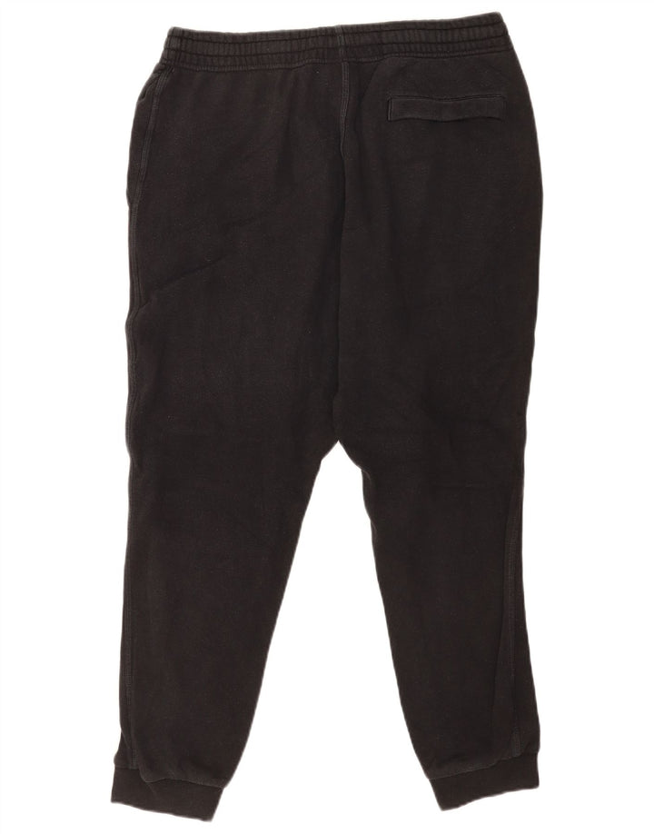 Calça de treino masculina Nike joggers grande algodão preto