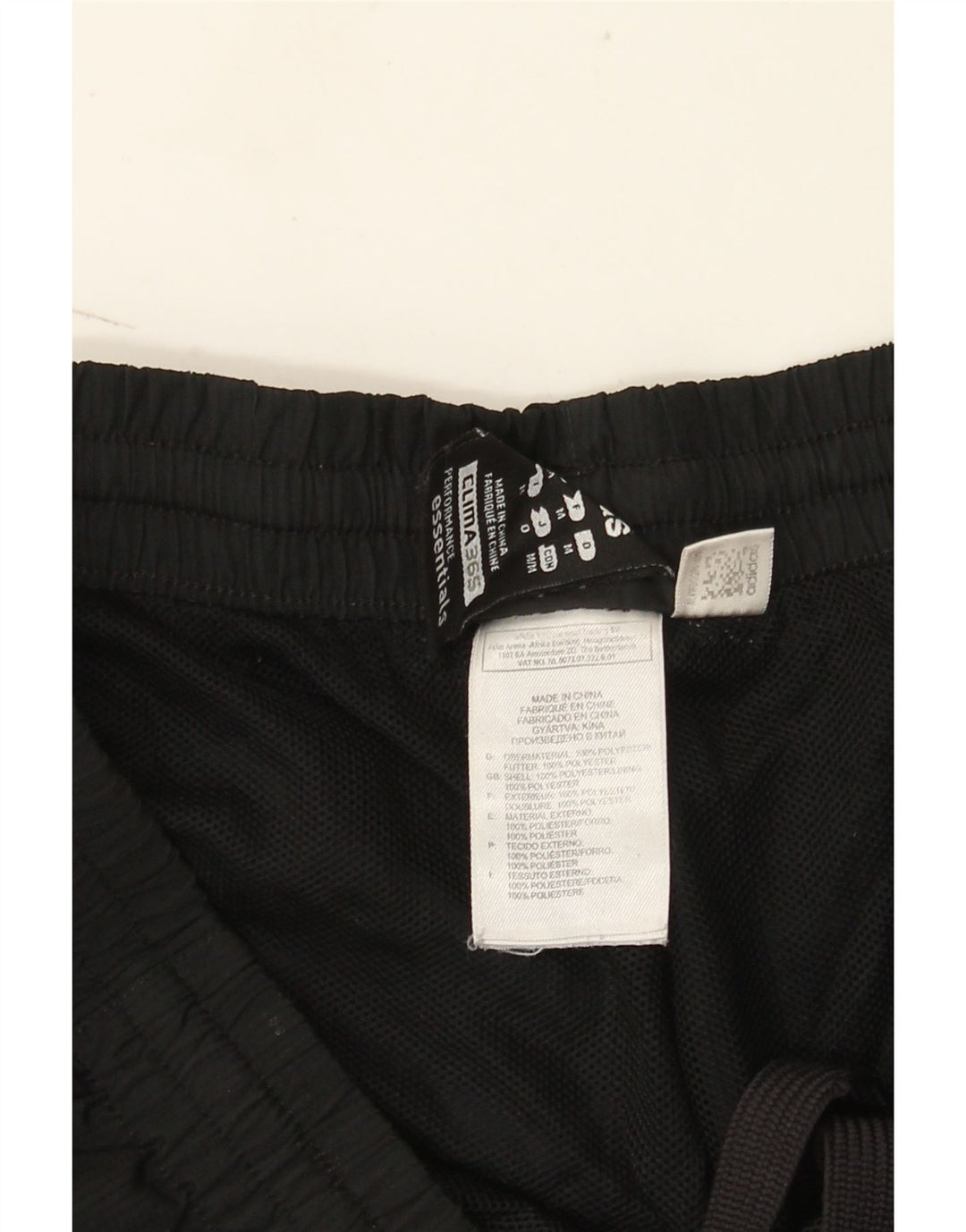 Adidas Mens Clima 365 Capri Calças de treino Médio Preto Poliéster