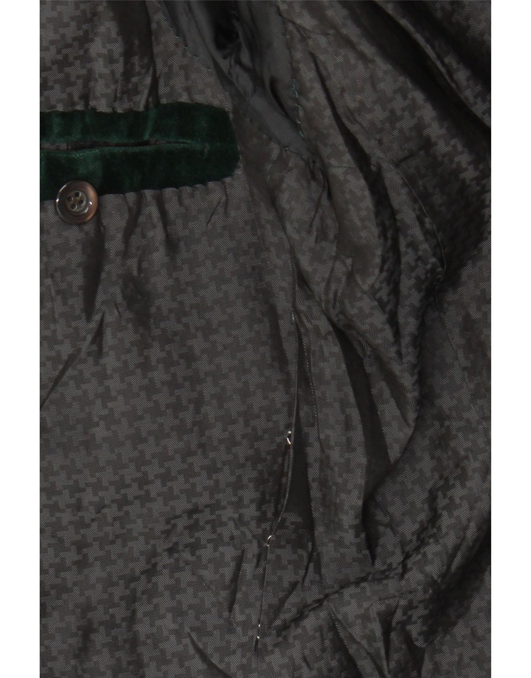 Jaqueta Blazer Feminina Vintage com 1 Botão Reino Unido 10 Verde Pequeno