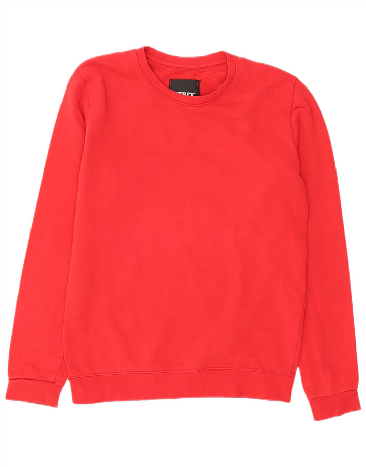 Pyrex moletom gráfico masculino jumper médio algodão vermelho