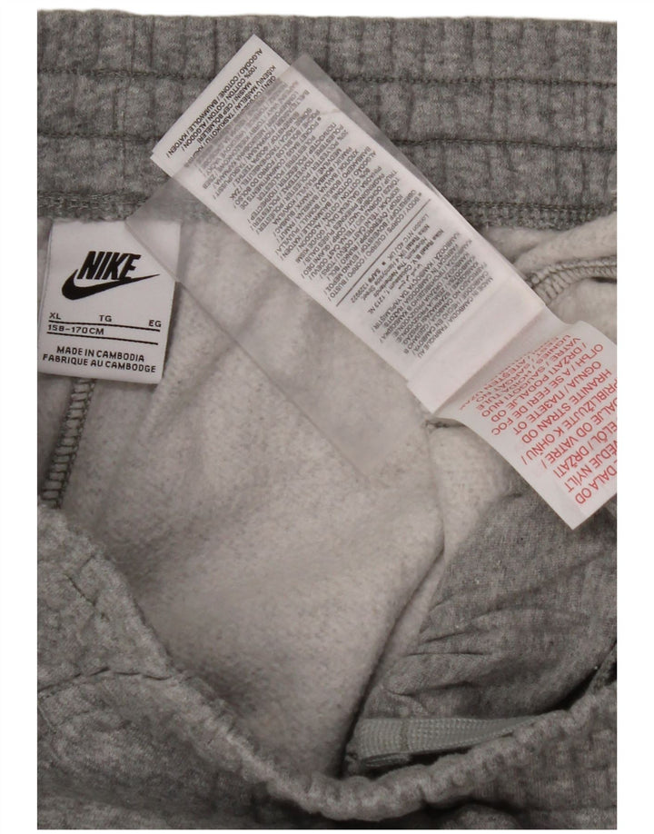 NIKE Meninos Cargo Calças de treino Joggers 13-14 anos XL cinza manchado