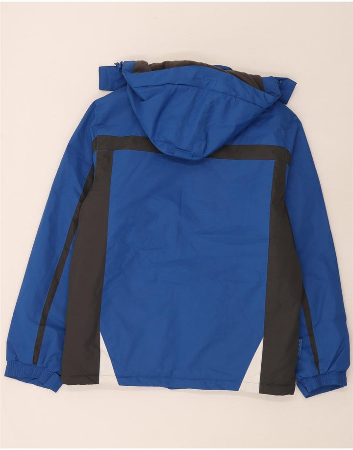 Jaqueta corta-vento masculina Mountain Warehouse Reino Unido 38 bloco colorido azul médio