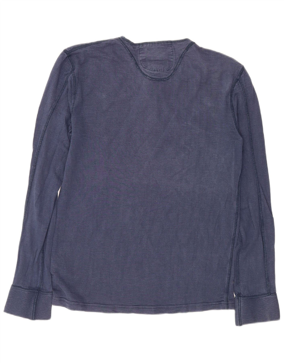 Top masculino Superdry manga comprida 2XL algodão azul marinho