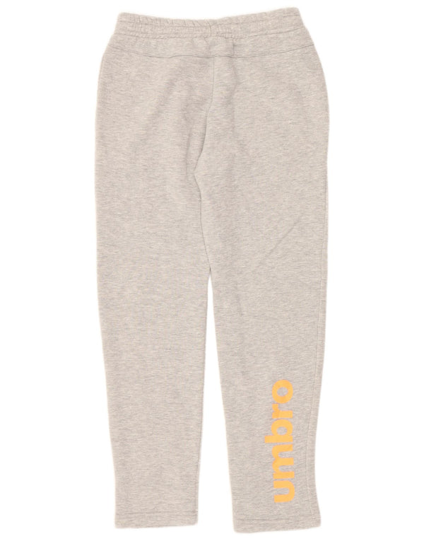 Calça de treino masculina Umbro XS cinza algodão