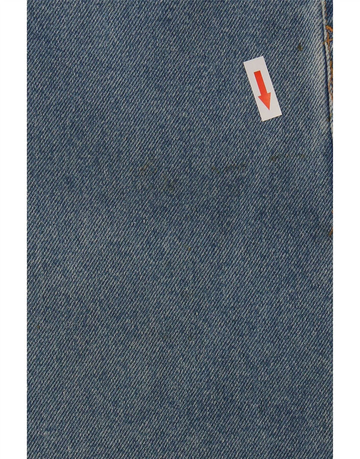 Saia jeans feminina Swinger IT 41 médio W27 algodão azul