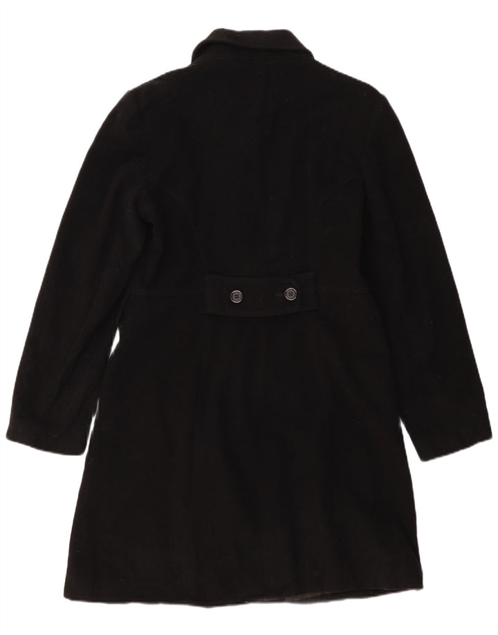 Sobretudo feminino Zara EU 40 lã preta média
