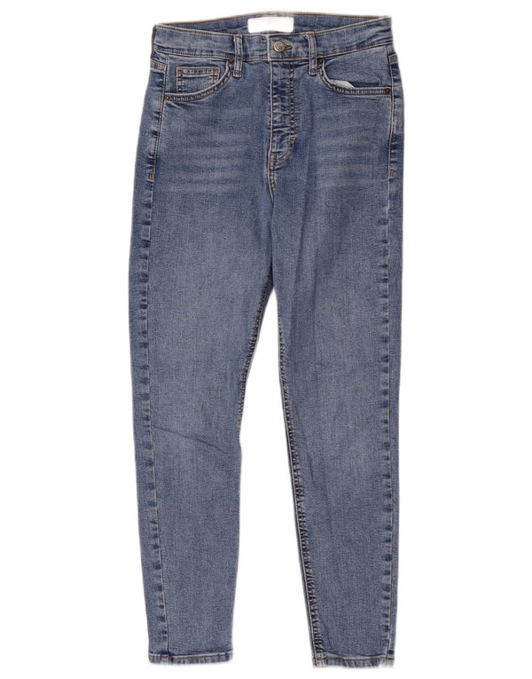 Topshop feminino Jamie Skinny Jeans W28 L26 algodão azul