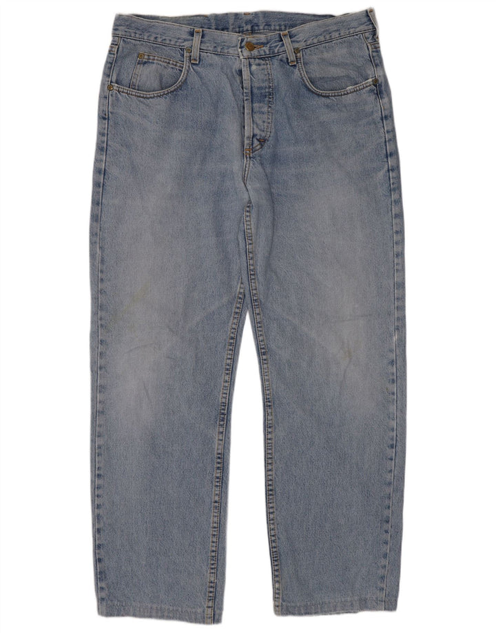 Calça jeans reta masculina Lee W34 L30 azul