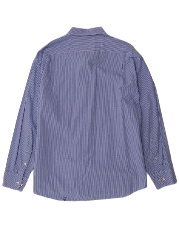 Camisa masculina IZOD XL algodão xadrez azul