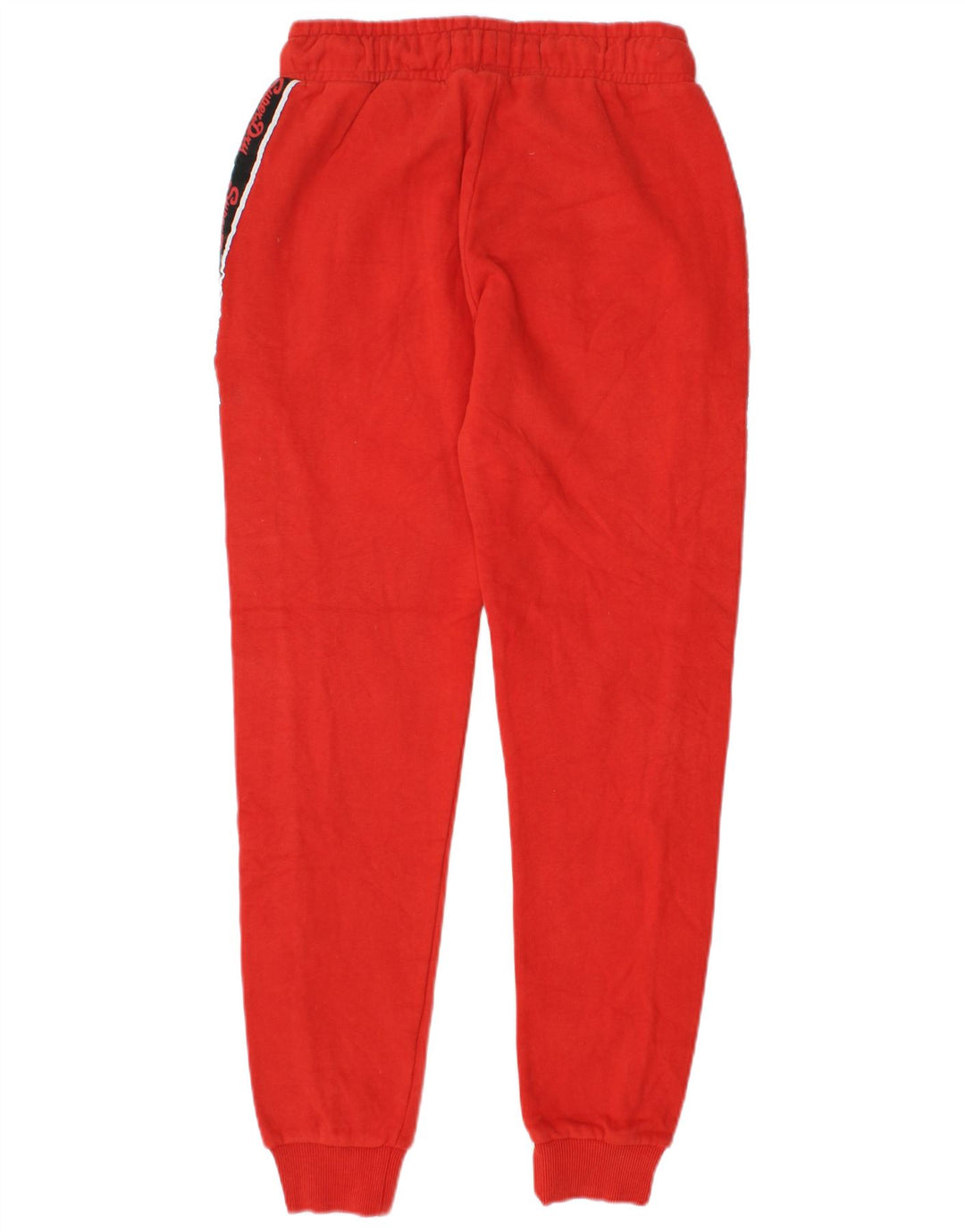 Calça esportiva feminina SUPERDRY com estampa gráfica e joggers UK 6 XS vermelho colorblock