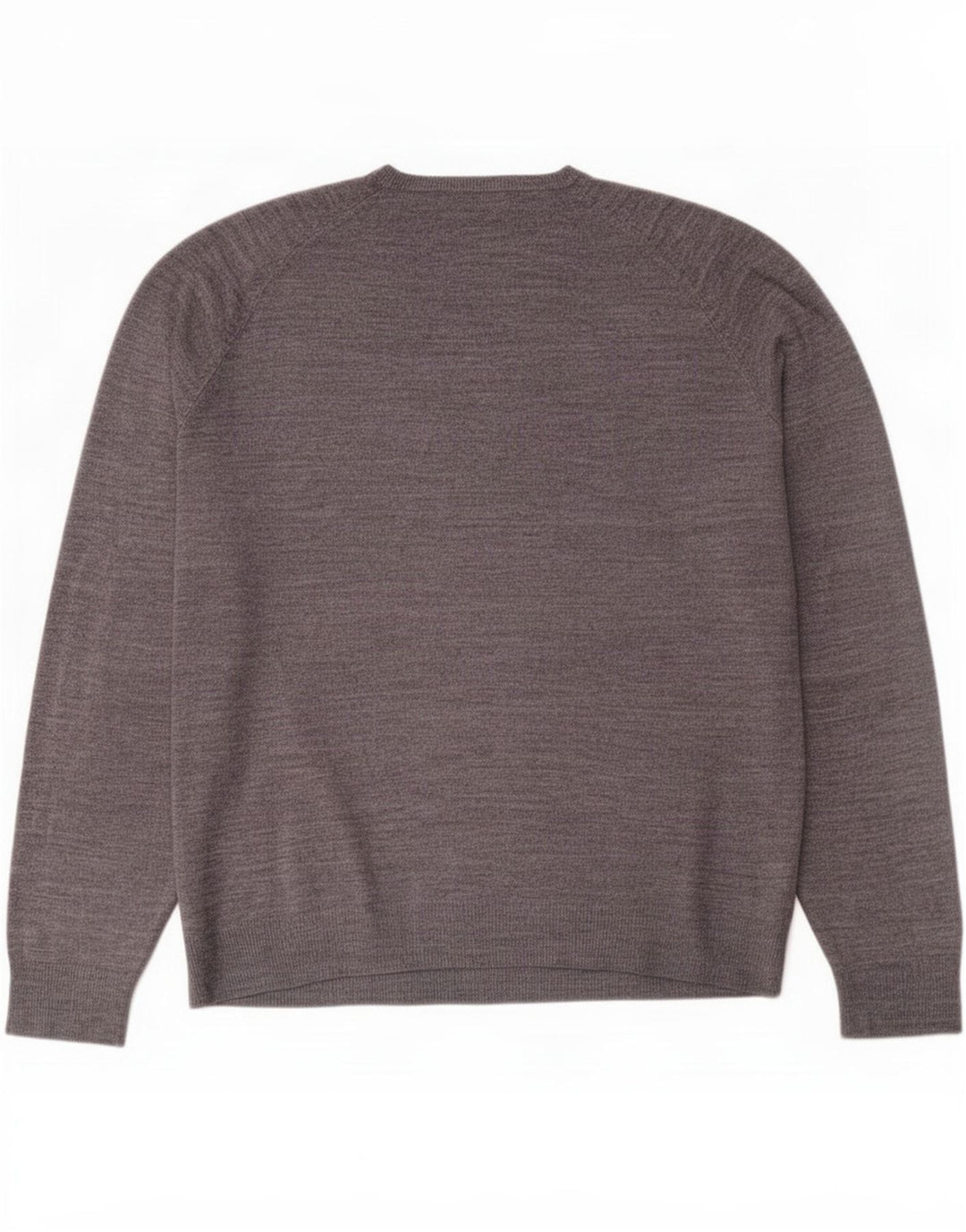 Suéter masculino Marks & Spencer Blue Harbor com decote em V cinza médio acrílico