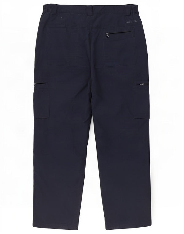 Calça corta-vento masculina Mountain Warehouse Cargo W38 L29 azul marinho