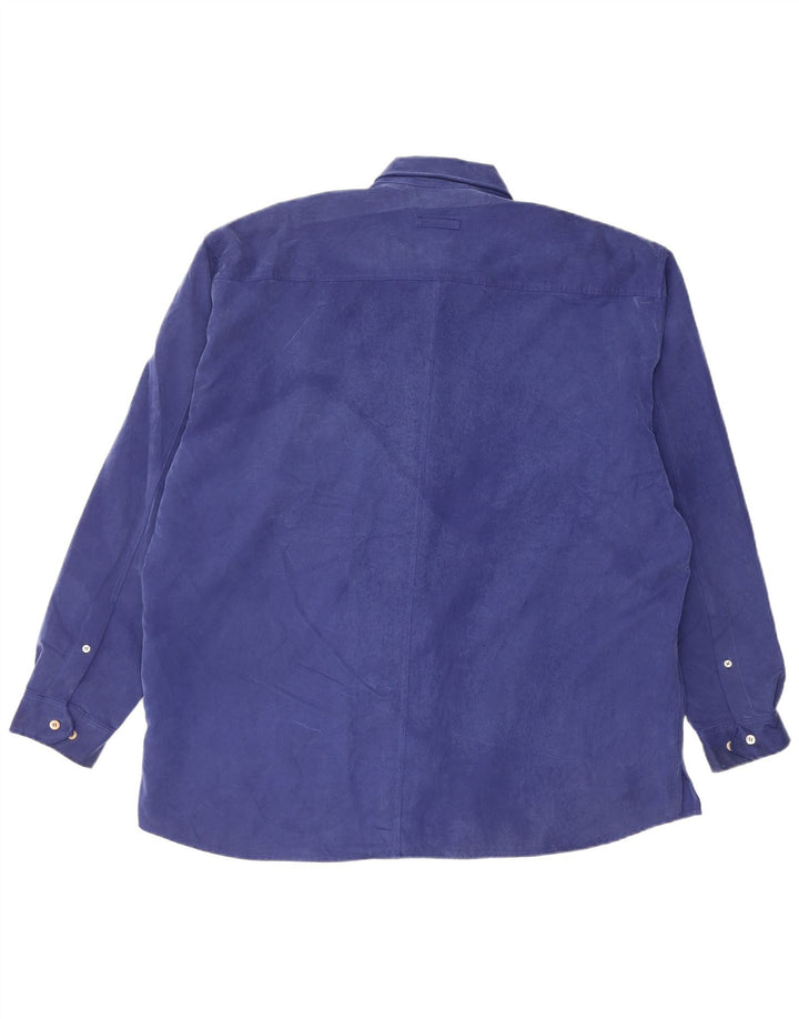 Camisa masculina Ted Baker tamanho 4 grande azul polinosico