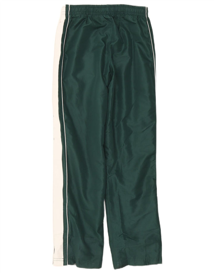Sergio Tacchini Calça de treino masculina pequena verde colorblock poliéster
