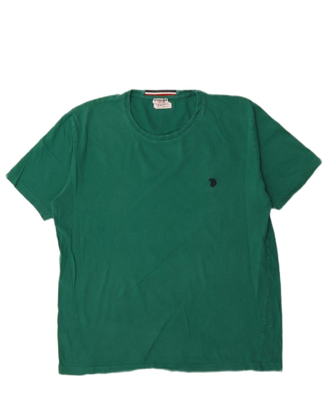 ASSN POLO DOS EUA. Camiseta Masculina Top XL Algodão Verde