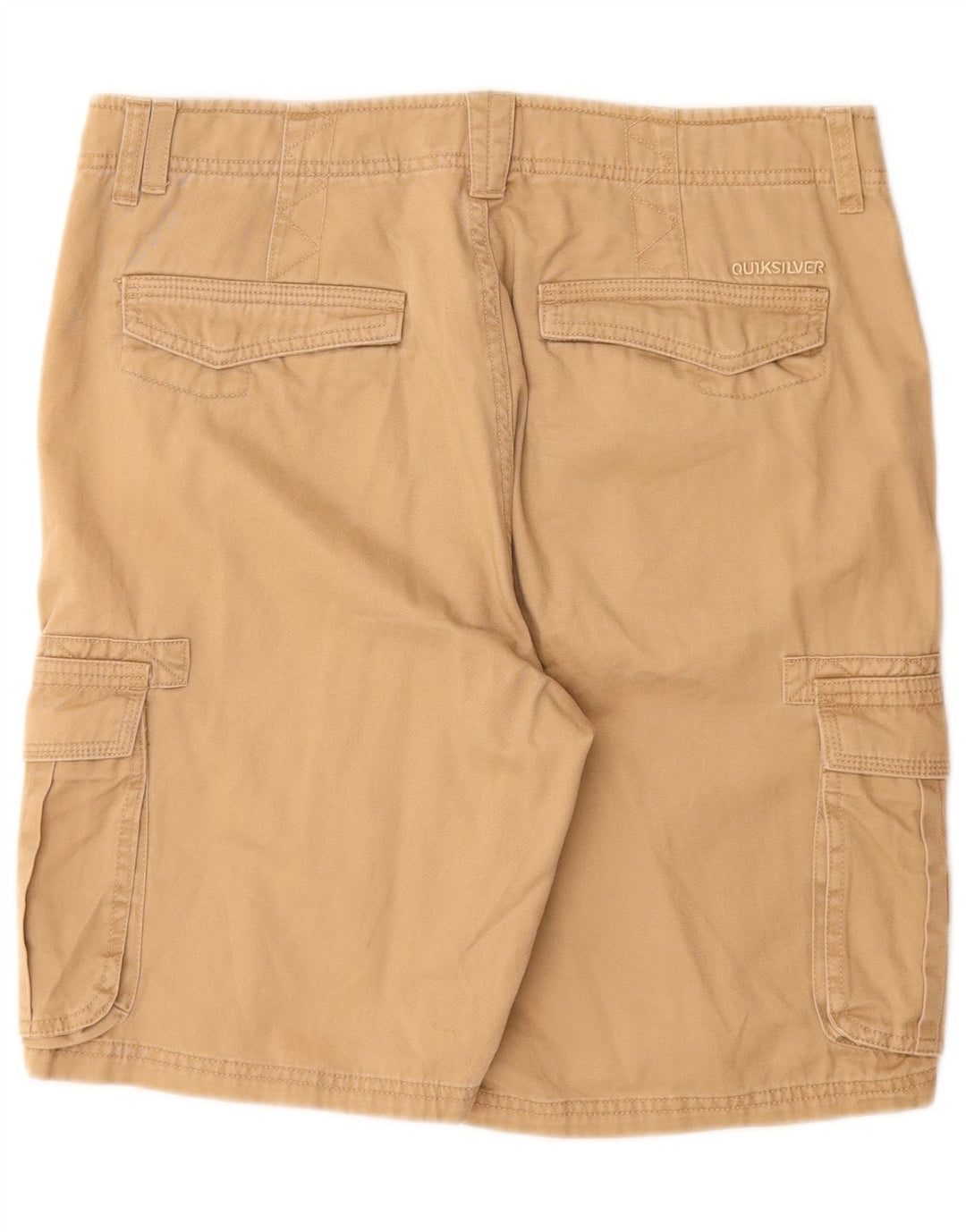 Shorts cargo masculino QUIKSILVER W32 algodão bege médio