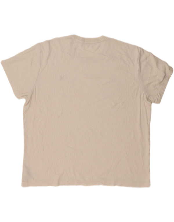 Camiseta masculina Polo Ralph Lauren Top 2XL algodão branco