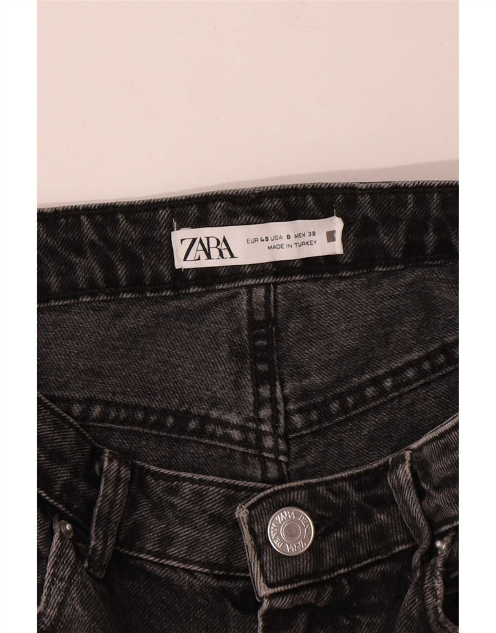 Shorts jeans feminino Zara EU 40 médio W30 preto