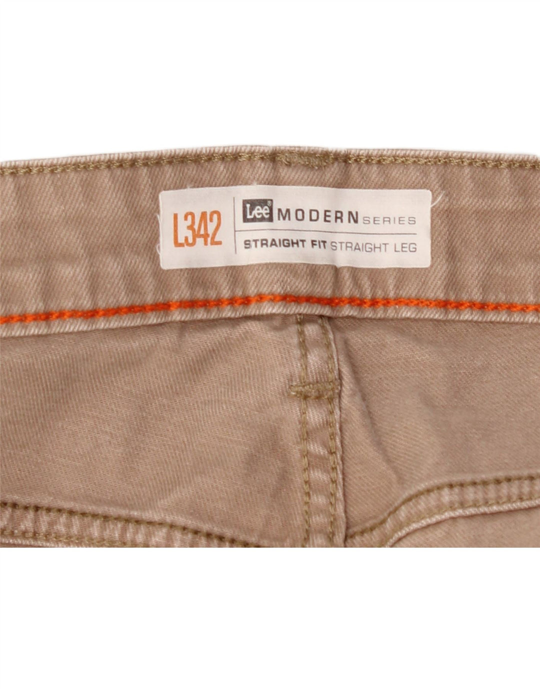 LEE Mens Modern Series Straight Jeans W36 L30 Brown Vintage Lee and Second-Hand Lee from Messina Hembry 