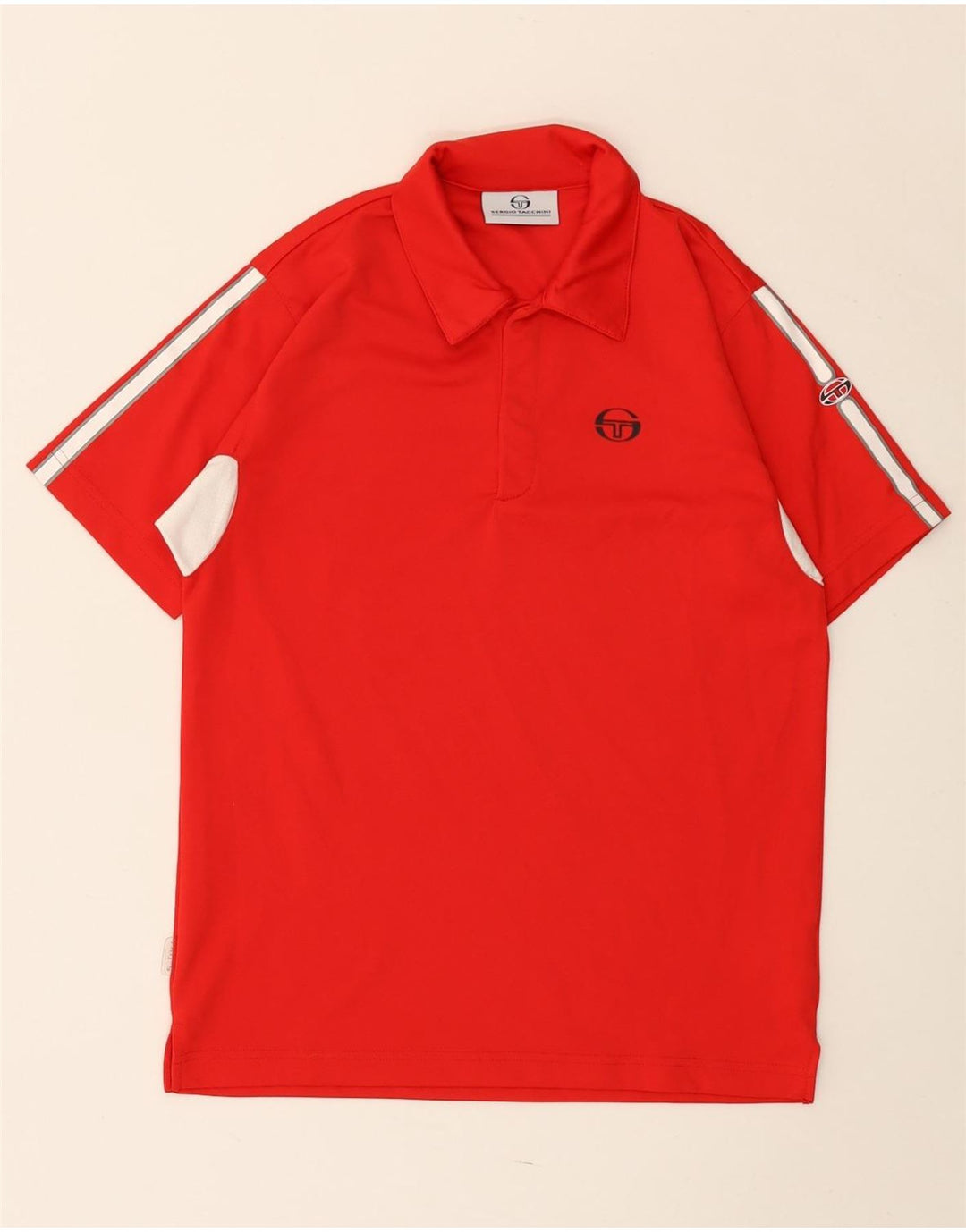 SERGIO TACCHINI Polo Menino 13-14 Anos XL Vermelho Colorblock Poliéster