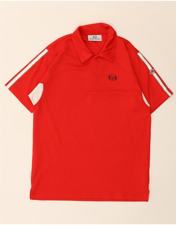 SERGIO TACCHINI Polo Menino 13-14 Anos XL Vermelho Colorblock Poliéster
