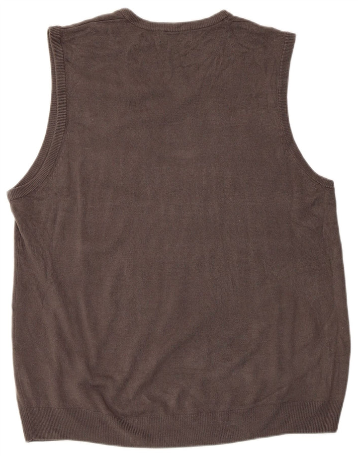 Regata masculina Marks & Spencer Blue Harbor Vest XL cinza acrílico