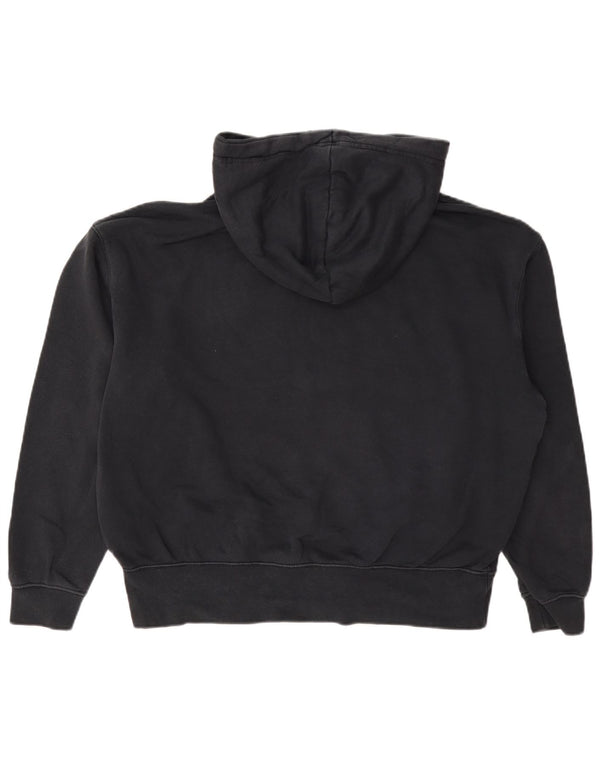 Jumper com capuz Nike feminino oversized UK 10 pequeno algodão cinza