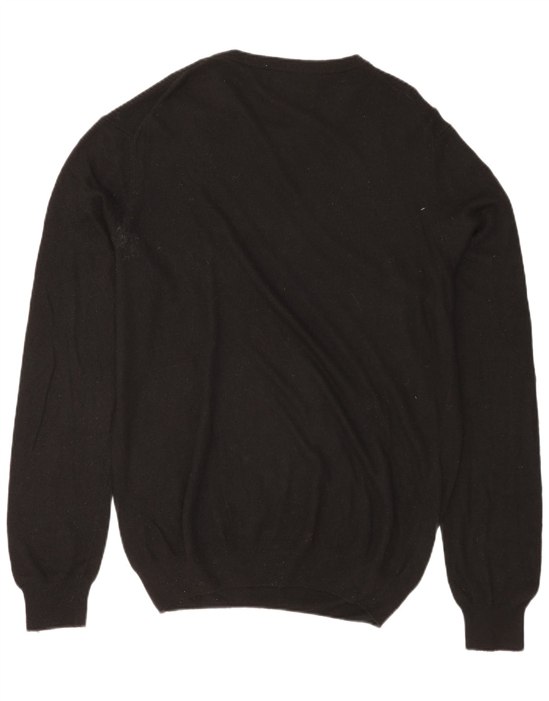 TRUSSARDI Suéter masculino com gola canoa grande poliamida preta