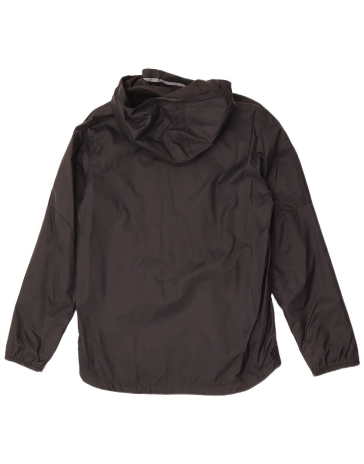 Jaqueta de chuva com capuz Nike Boys 13-14 anos XL preto nylon