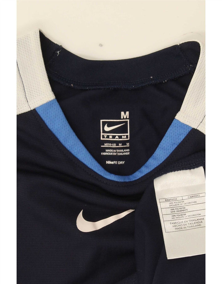 Colete gráfico Nike Boys Top 10-11 anos médio azul marinho colorblock