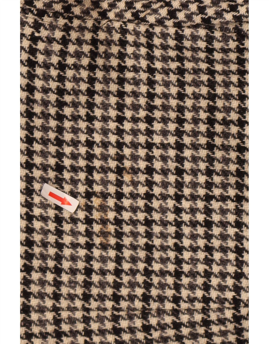 Jaqueta blazer feminina vintage com 2 botões IT 44 Houndstooth cinza médio